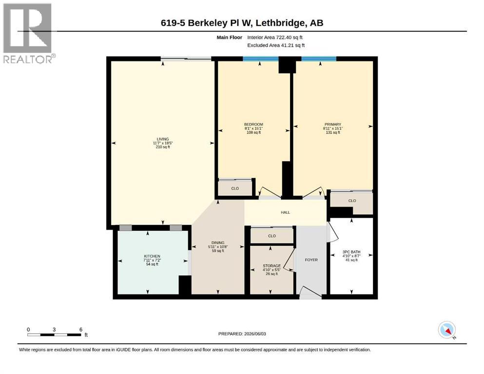 619, 5 Berkeley Place W, Lethbridge, Alberta  T1L 5M9 - Photo 15 - A2316666